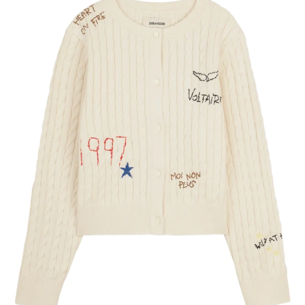 Кардиган с вышивкой