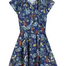 Платье с цветочным принтом