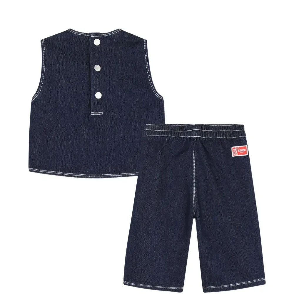 Комплект с принтованными брюками