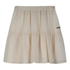 Ярусная юбка с принтом