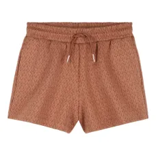 Шорты с кулиской и принтом