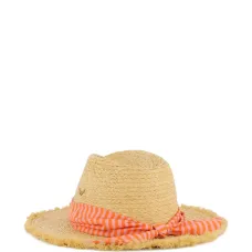 Шляпа с отделкой в полоску Шляпа с отделкой в полоску