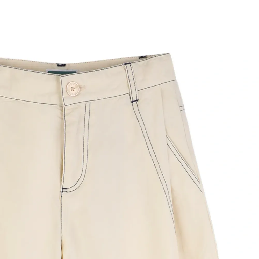 Брюки с декоративной строчкой