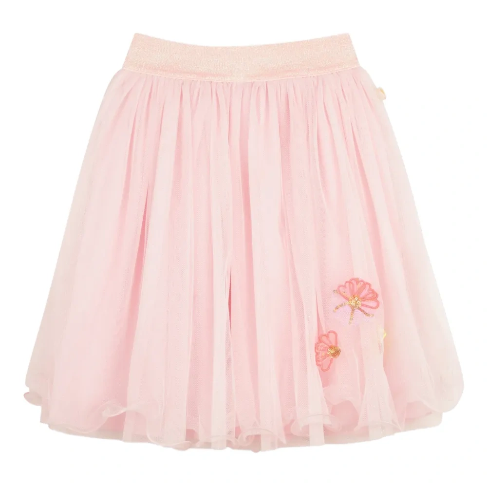 Декорированная юбка из тюля