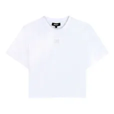 Футболка с тисненым логотипом