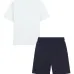 Комплект из топа и шортов с логотипом Комплект из топа и шортов с логотипом
