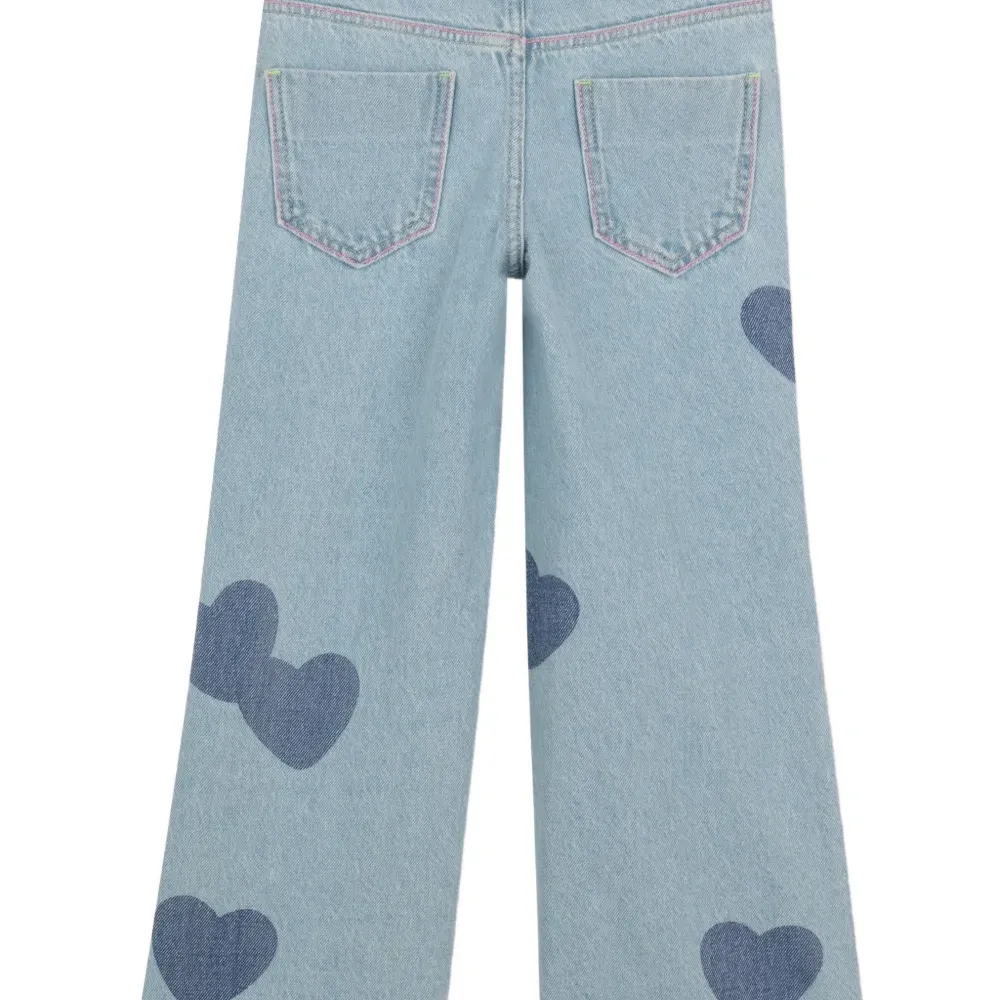 Джинсы с принтом Джинсы с принтом