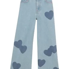 Джинсы с принтом Джинсы с принтом