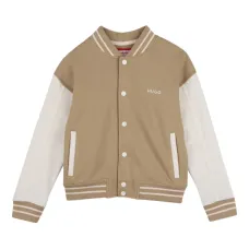 Кардиган в полоску с контрастной вставкой Кардиган в полоску с контрастной вставкой