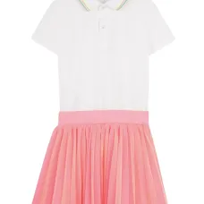 Платье с воротником поло