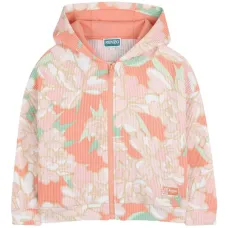 Кардиган на молнии с цветочным принтом