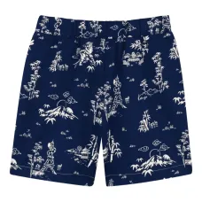 Шорты-бермуды с принтом