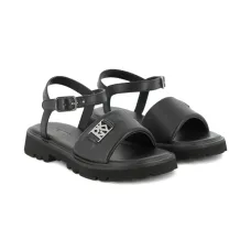 Сандалии с пряжками и логотипом