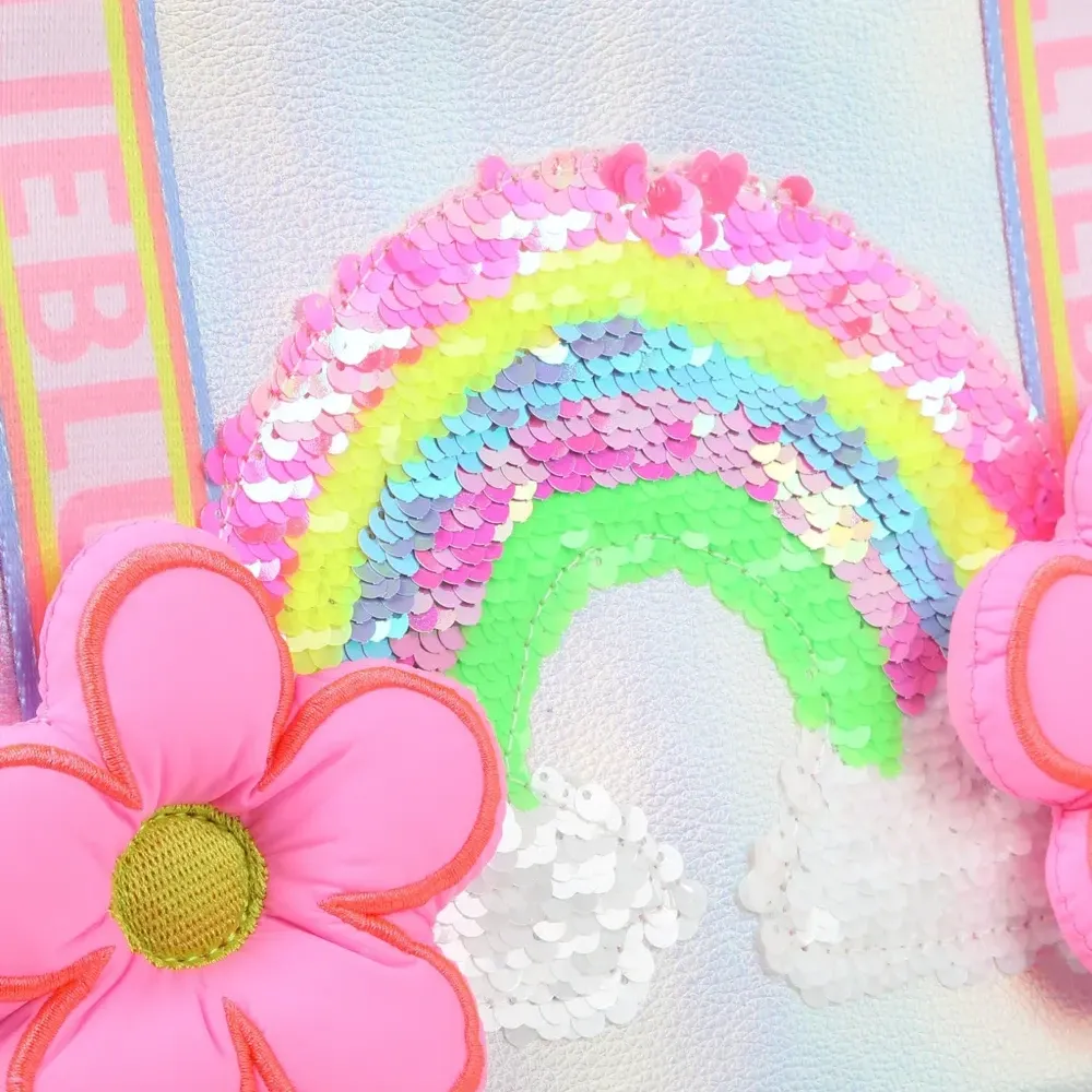 Сумка-сэтчел с пайетками