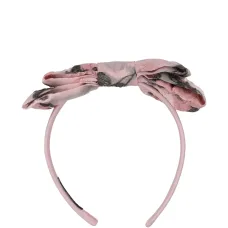 Ободок с цветочным украшением