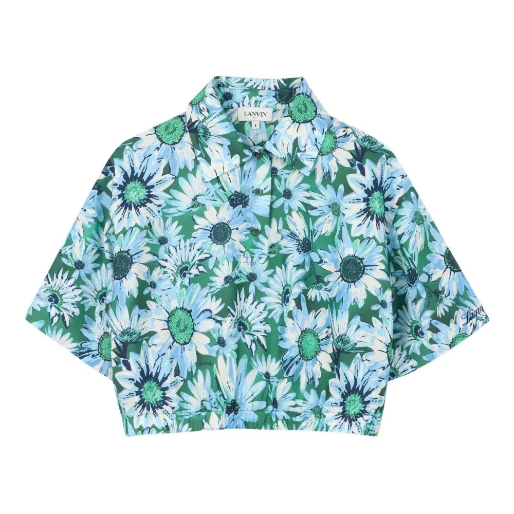 Топ с цветочным принтом