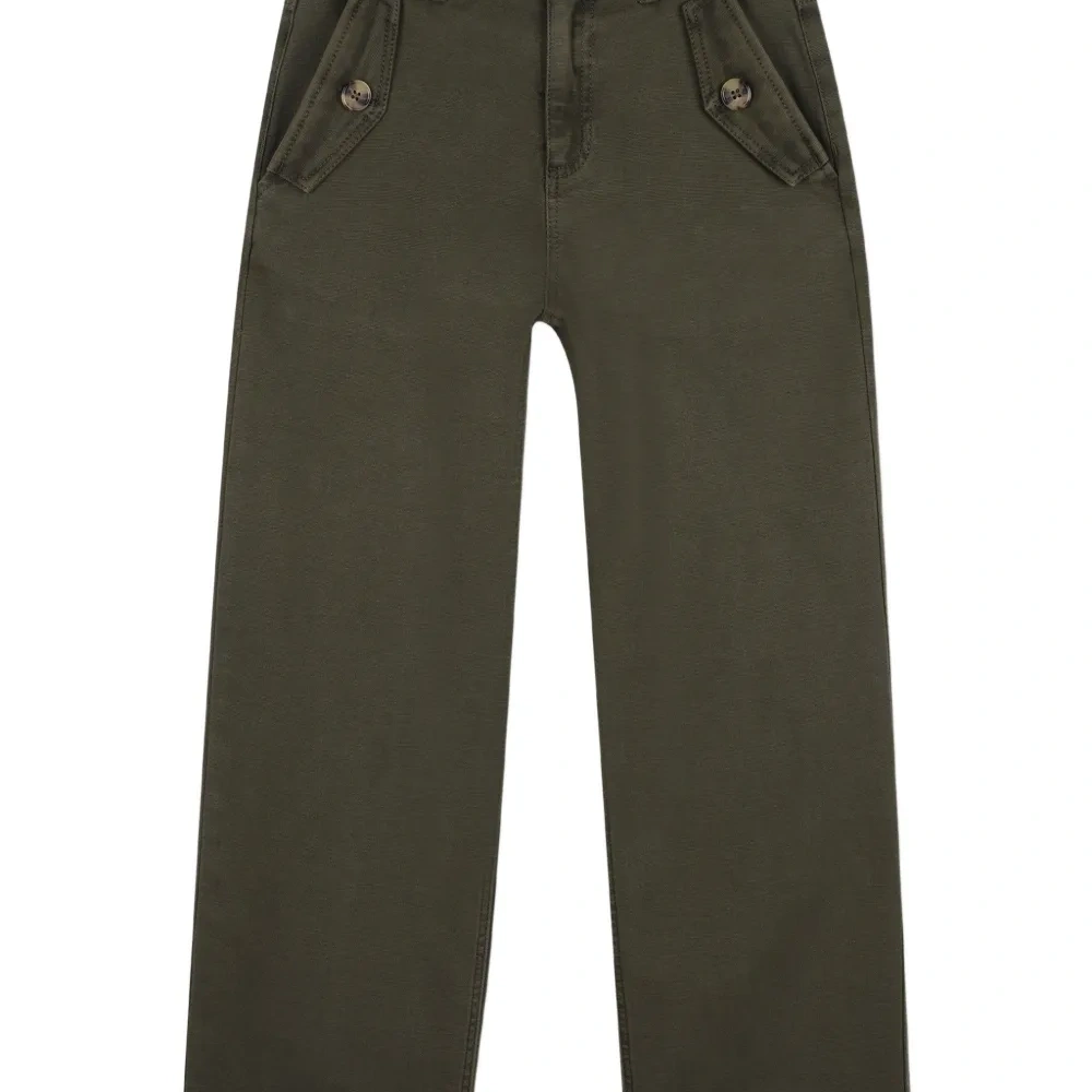 Брюки с застежкой на пуговицах