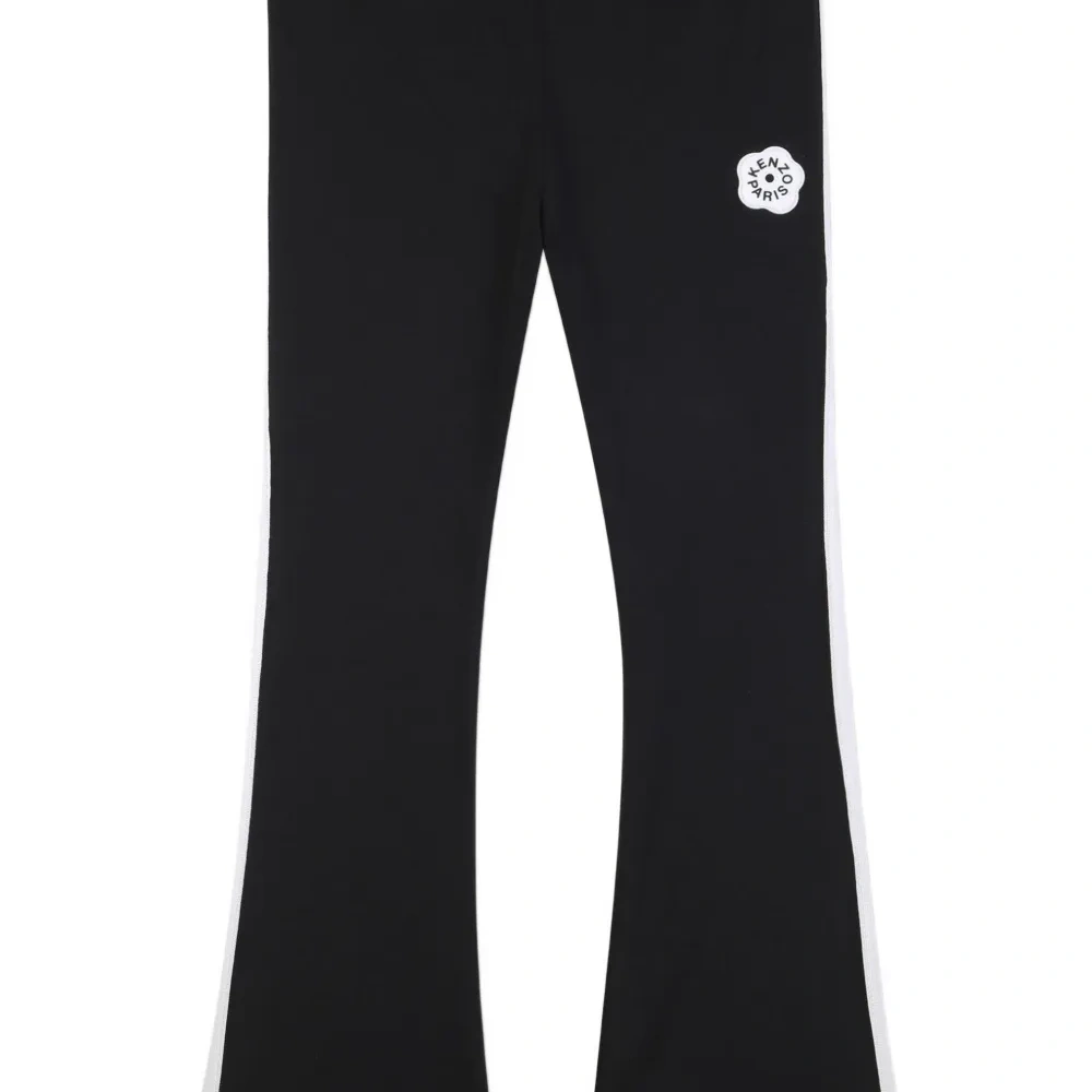 Спортивные брюки с лампасами и логотипом