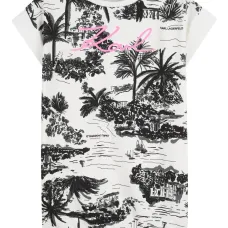 Платье с принтом