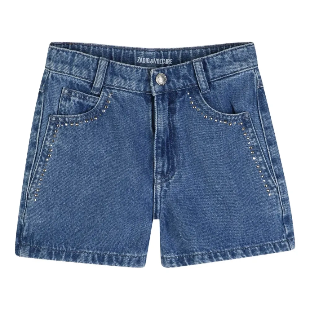 Шорты с заклепками