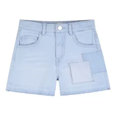 Джинсовые шорты в технике пэчворк