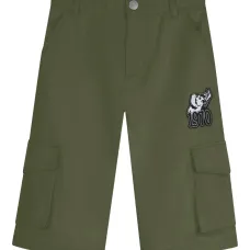 Шорты карго с вышивкой