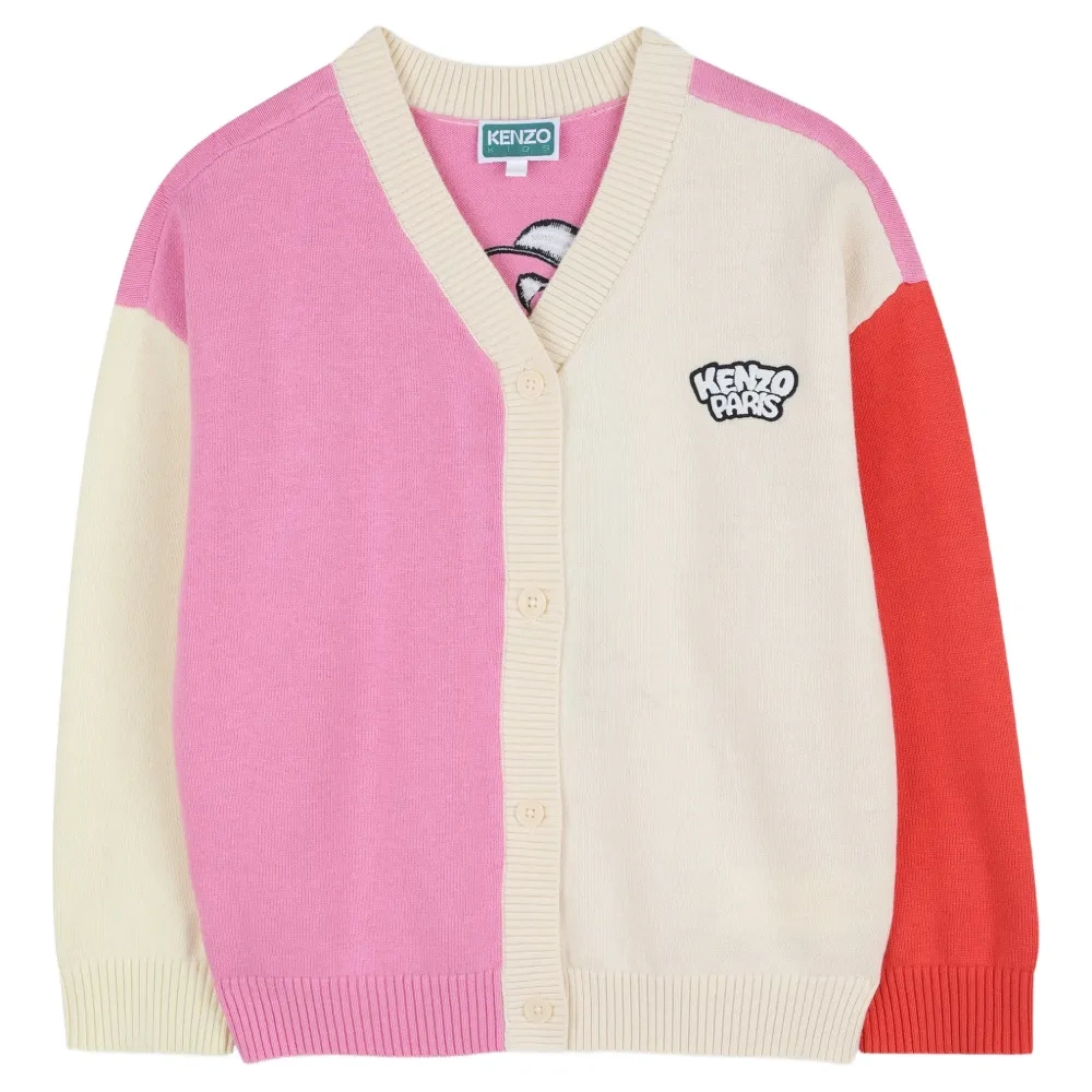 Кардиган в стиле колор-блок