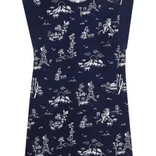 Платье без рукавов с узором