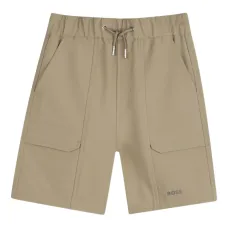 Шорты с карманами и кулиской