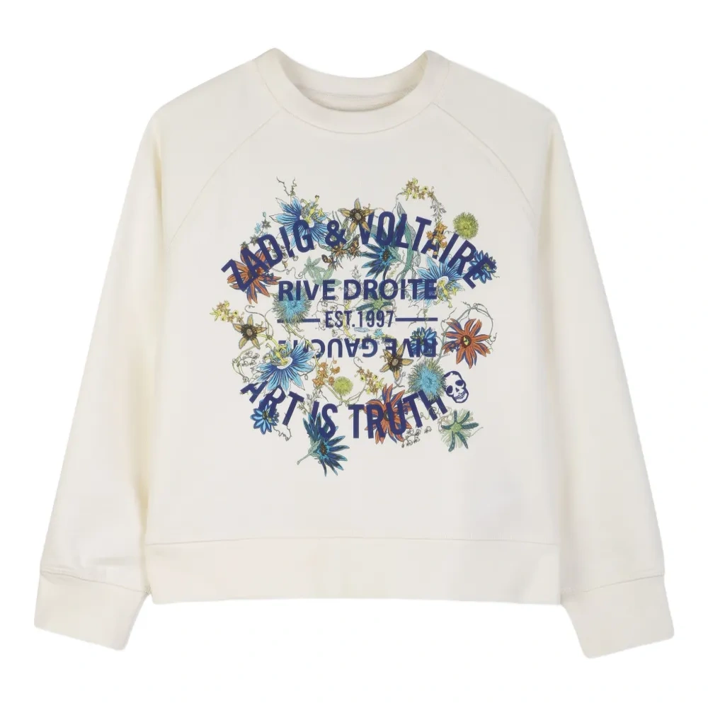 Толстовка с цветочным принтом