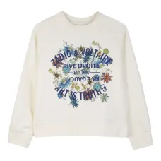 Толстовка с цветочным принтом