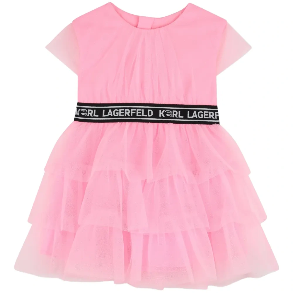 Ярусное платье с логотипом