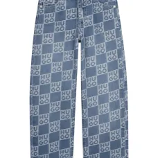 Джинсы с узором