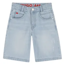 Джинсовые шорты с карманами