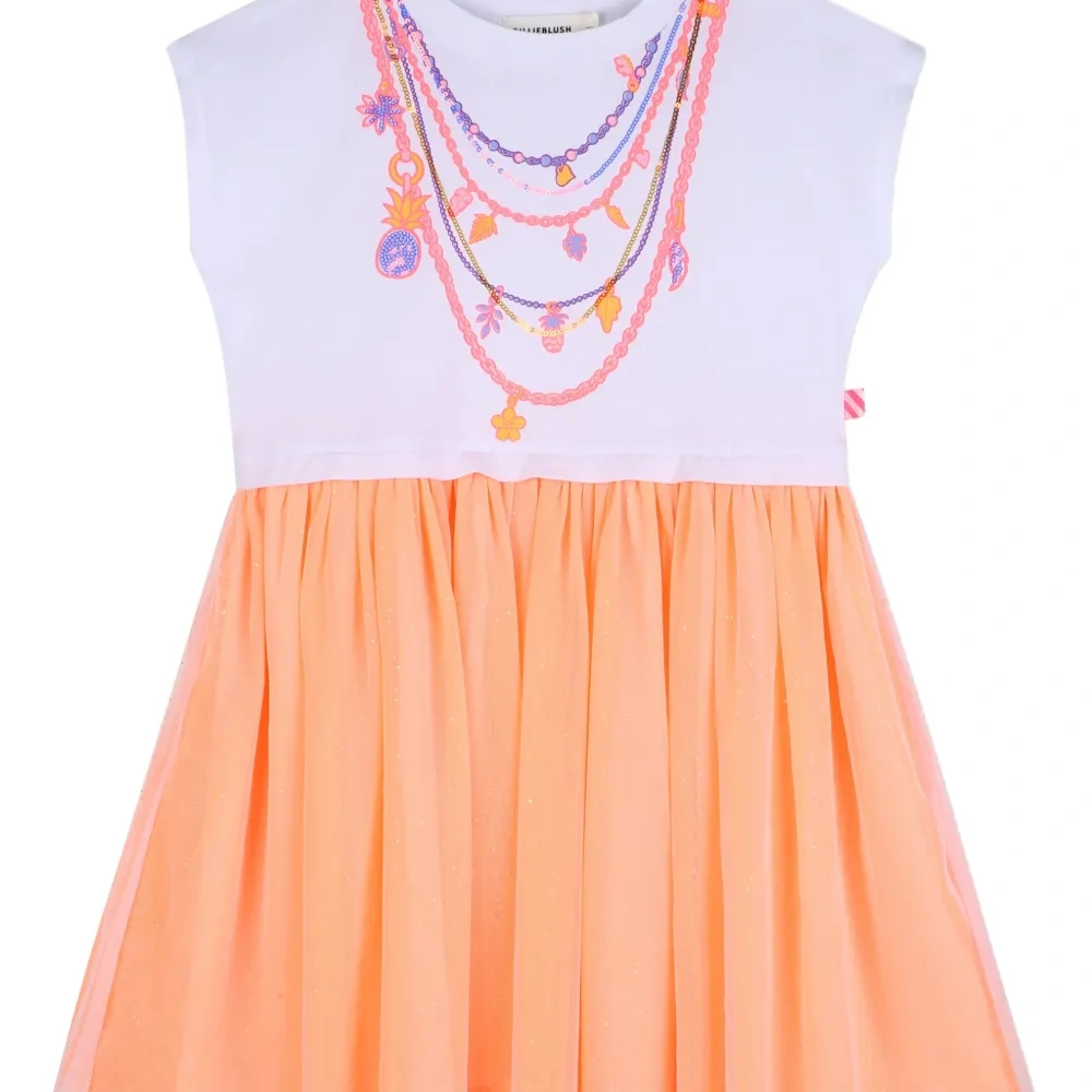 Платье с короткими рукавами и принтом