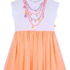 Платье с короткими рукавами и принтом