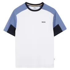 Комплект из топа и шортов в стиле колор-блок