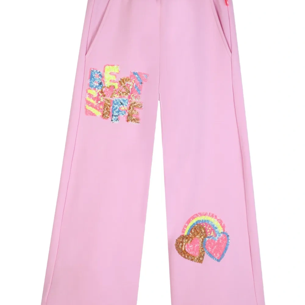 Спортивные брюки с пайетками