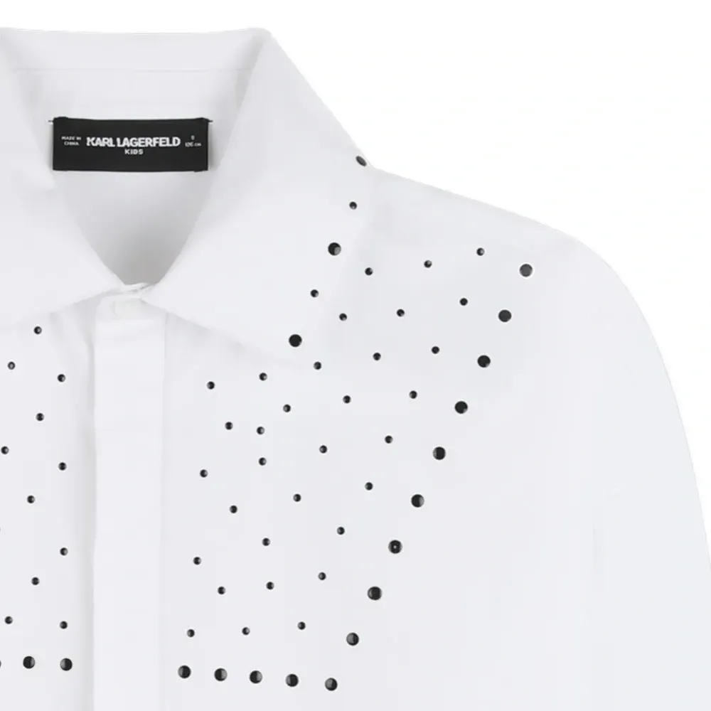 Декорированное платье-рубашка Декорированное платье-рубашка