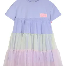 Ярусное платье с короткими рукавами