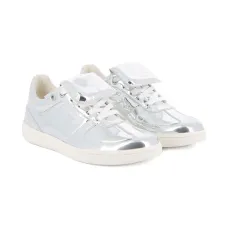 Кроссовки с эффектом металлик