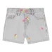 Джинсовые шорты с узором
