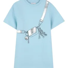 Платье с графичным принтом