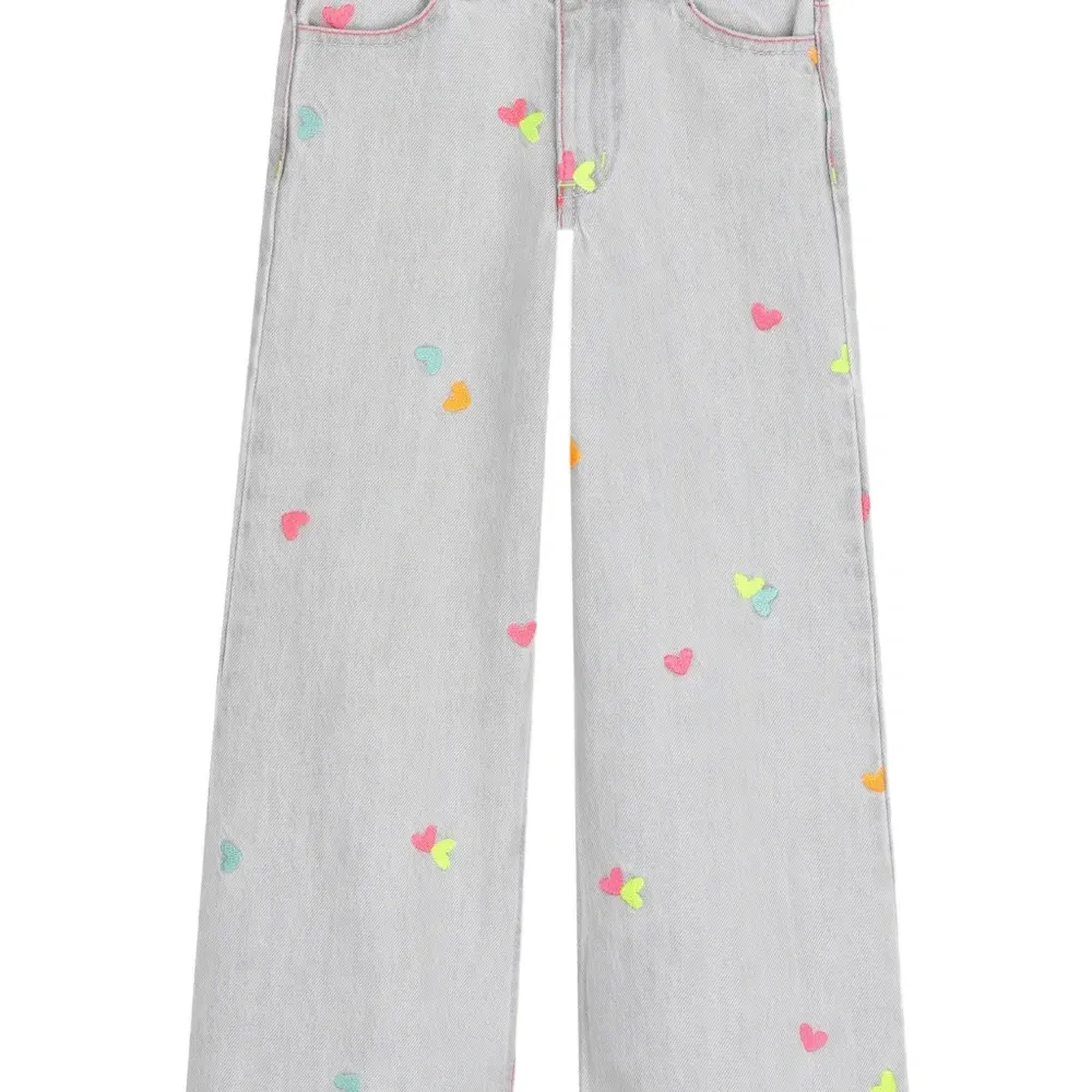 Джинсы с узором