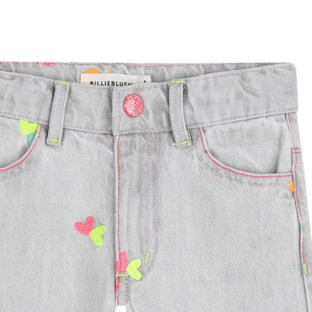 Джинсы с узором