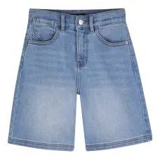 Джинсовые шорты на пуговицах