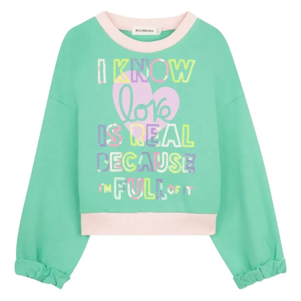 Толстовка с пайетками