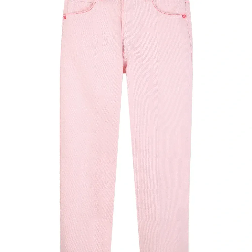 Брюки с карманом, украшенным пайетками