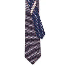 Шелковый галстук с принтом