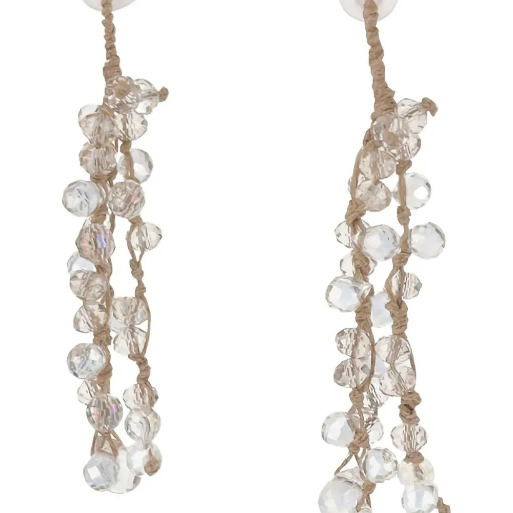 Серьги с бусинами